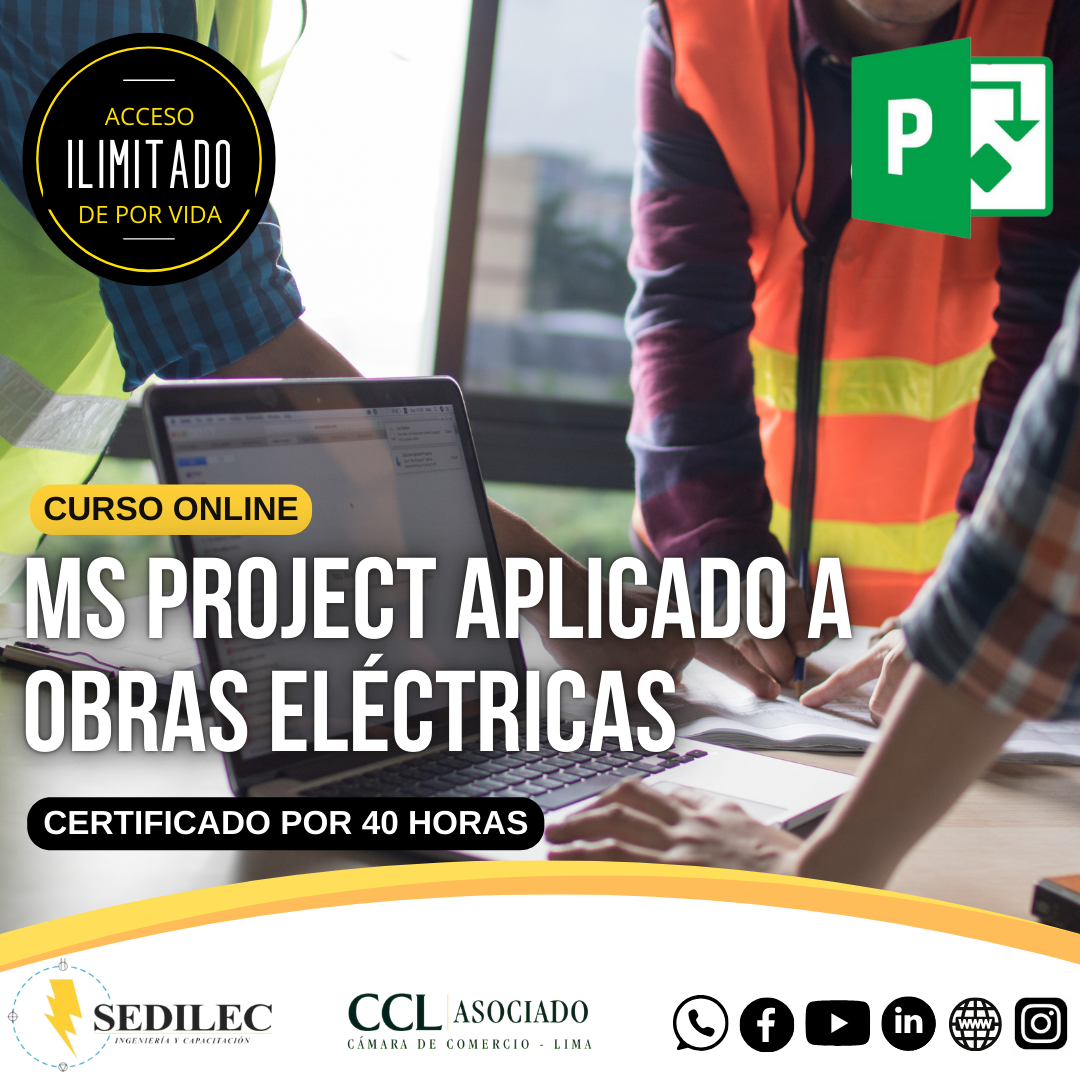 MS PROJECT APLICADO A OBRAS ELÉCTRICAS