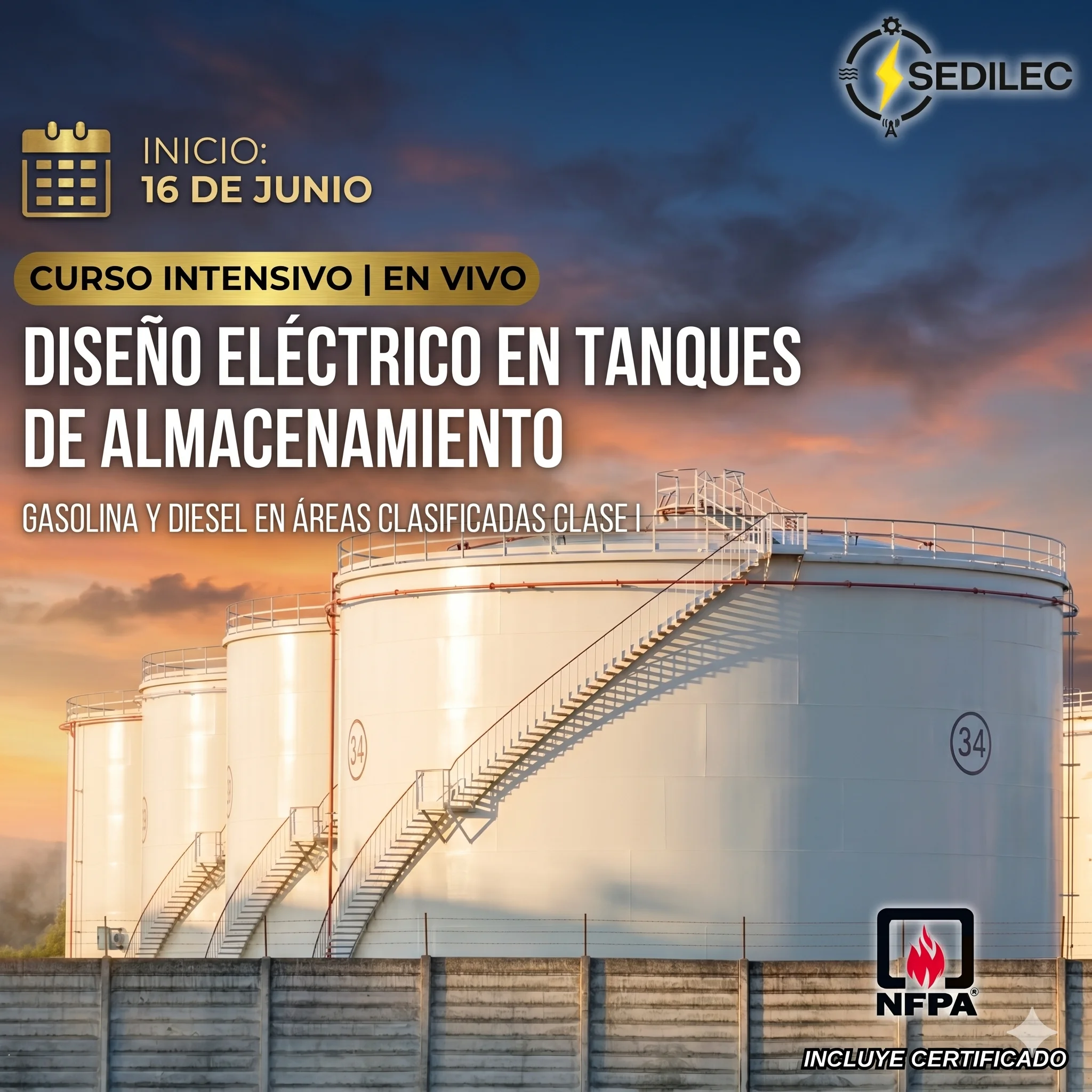 Diseño Eléctrico en Tanques de Almacenamiento – Áreas Explosivas Clase I