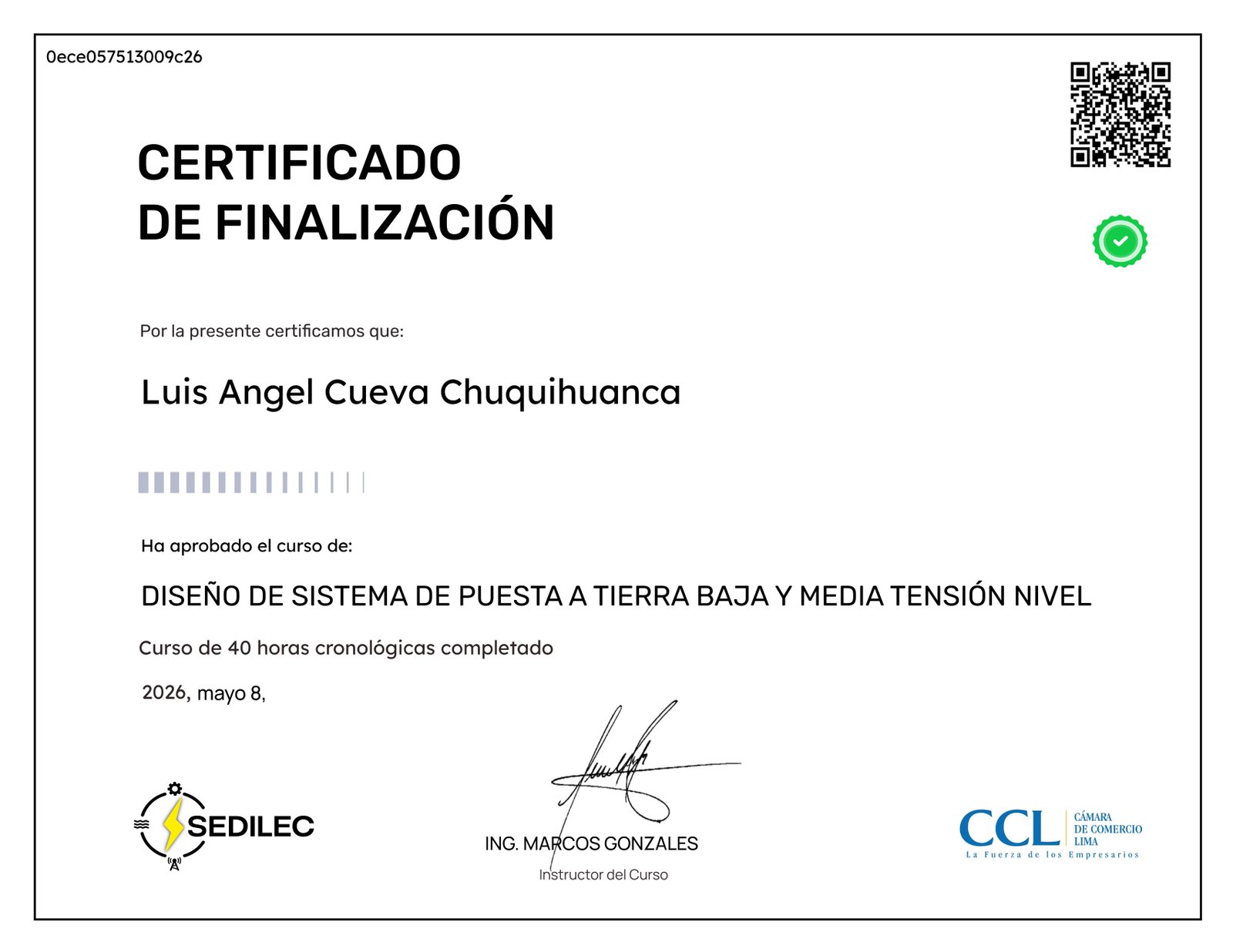 DISEÑO DE SISTEMA DE PUESTA A TIERRA BAJA Y MEDIA TENSIÓN NIVEL AVANZADO